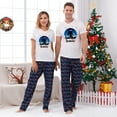 thumbnail image 2 of Christmas Holiday Family Pajamas Short Sleeve, Bigfoot Believe Pajama Set With Extended Sizes, 2 of 7
