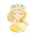 thumbnail image 2 of Fairy Head Plant Bot Girl Planter Decoración de arte creativo de arte multifunción Amarillo, 2 of 8