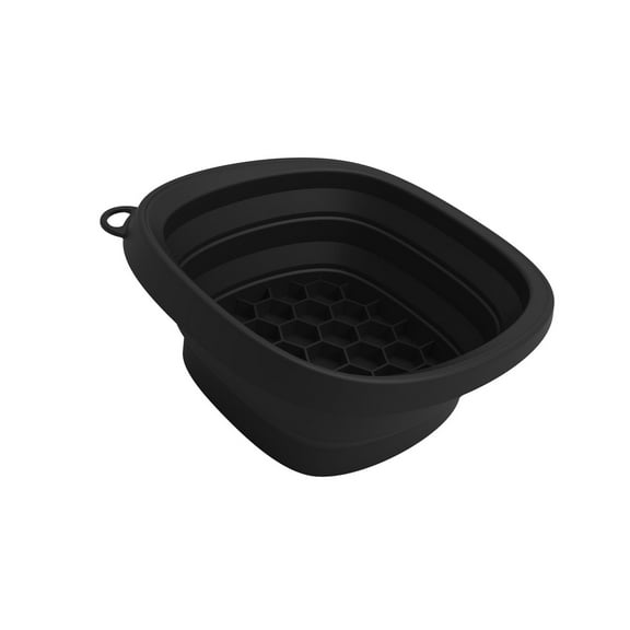 COOLHOOD Portable Foldable Silicones Face Basin with Builts-In Ice Tray Wash Bowl For Ice Bath And Skincare Travel Essential