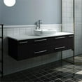 thumbnail image 2 of Fresca Fcb6160-Vsl-V Lucera 60" Wall Mounted Single Basin Vanity Set - Brown, 2 of 7