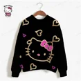 thumbnail image 2 of Sudadera con capucha de moda para mujer, ropa de calle, sudadera de otoño e invierno de manga larga, suéter con capucha Harajuku, sudadera de dibujos animados de HELLO KITTY para mujer, 2 of 5
