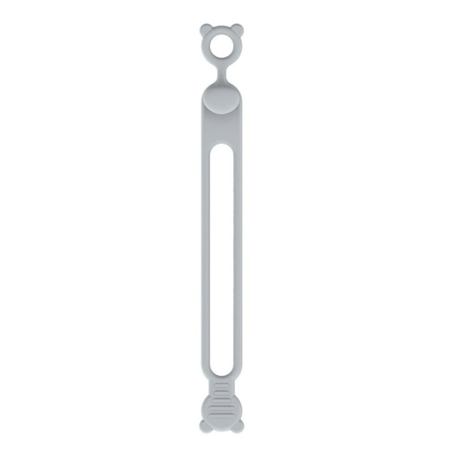 Clip de Fixation 2 Sangles en Silicone Organiseur de Cordon pour Bundle Chargeurs d'Écouteurs et Fils Multifonction Réutilisable Attaches 2025 Organiseur de Données