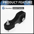 thumbnail image 5 of Unique Bargains Engine Motor Mount, ENGINE MOUNTING No.50890TS6H81 for Honda Civic 2010-2013 Black, 1 Pc, 5 of 6