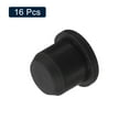 thumbnail image 4 of Uxcell 16 Pieces Black Rubber Stopper, 10.5m Plug Holes for 10-10.3mm/0.4-0.41" Hole, 4 of 6