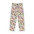 thumbnail image 6 of Uemuo Ice Cream Popsicles Pattern Men's Wide Leg Palazzo Lounge Pants with Pockets Light Weight Loose Comfy Casual Pajama Pants-XX-Large, 6 of 9