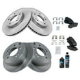 thumbnail image 2 of TRQ Front & Rear Brake Rotor & Ceramic Pad Kit w/Chemicals for Kia Forte Soul BKA16309, 2 of 6