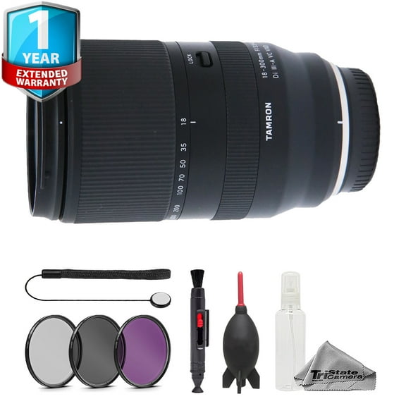 Tamron 18-300mm Lens - 7pc Essentials Bundle   1 Yr Warranty
