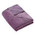 thumbnail image 2 of Rio 60 Inch Quilted Throw Blanket, Diamond Stitching, Purple Dutch Velvet, 2 of 5