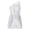 Silver, variant on Kids Girls Shiny Sequin Bodysuit One Shoulders Sleeveless Dance Jumpsuit Prom Pageant Romper Silver 6