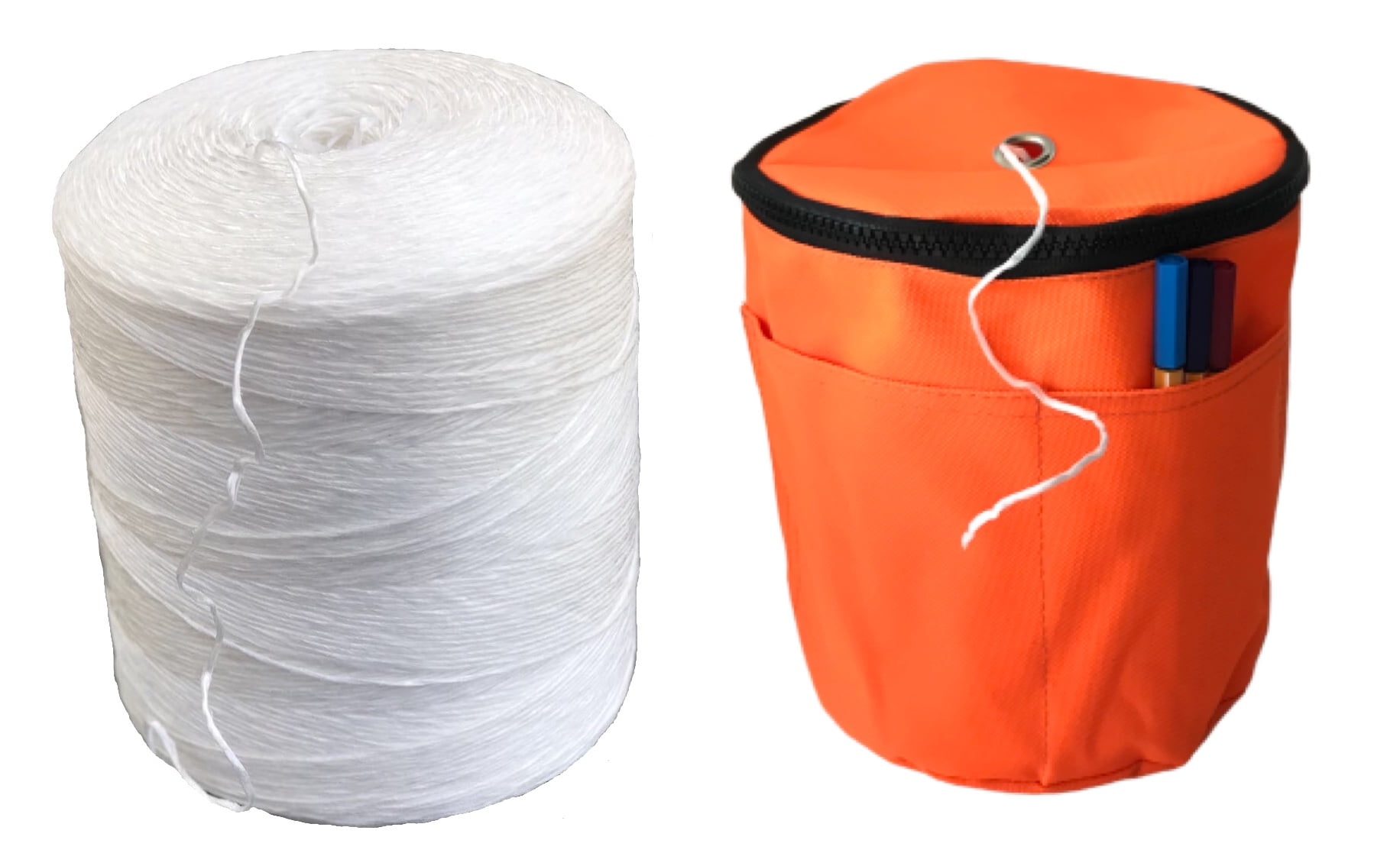 Polypropylene Tomato Twine and Twine Dispenser Bag Set (1 Twine + 1