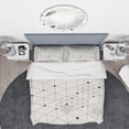 thumbnail image 3 of Designart 'Geometric Triangular Composition' Mid-Century Modern Duvet Cover Set, 3 of 4