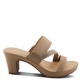 thumbnail image 2 of Patrizia Women's DEVORAH Slide Cross Over Heeled Sandals Taupe EU 40 / US 9, 2 of 5