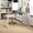 Warm White, variant on NSdirect Modern Computer Desk 63 Inch Large Office Desk, Writing Study Table for Home Office Desk Workstation Wide Metal Sturdy Frame Thicker Steel Legs, White