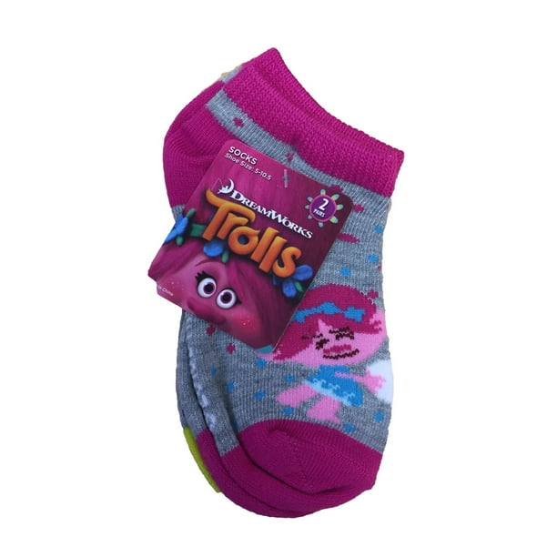 DreamWorks - Trolls Toddler Socks 2 Pairs - Walmart.com - Walmart.com
