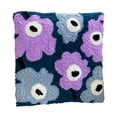 thumbnail image 1 of Advancent Juego de fundas para cojines Juego de punzones para alfombras estampadas De coser flor morada azul, 1 of 1
