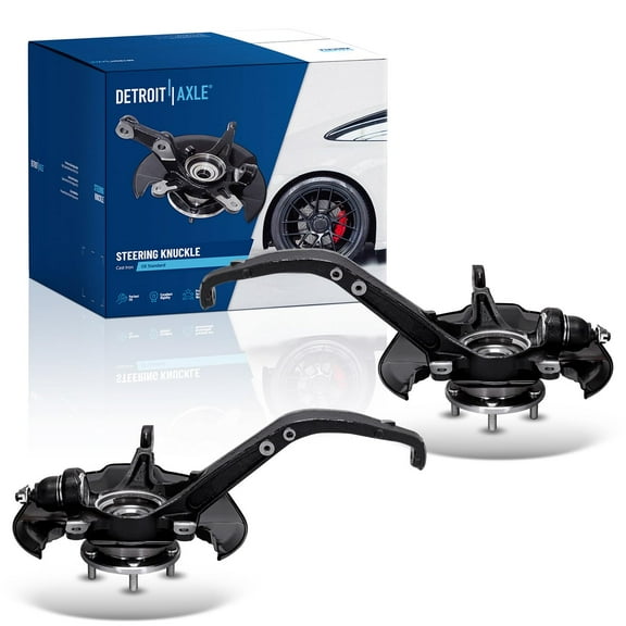 Detroit Axle - Front Steering Knuckles & Wheel Bearing Hubs for 2008-2012 Honda Accord Steering Knuckles Wheel Bearing Hubs Replacement for 2009-2014 Acura TSX