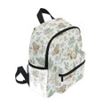 thumbnail image 2 of FORMRS Kids School Backpack with Front Zippered Pocket 12" Student Travel Daypack, Watercolor Forest Pattern, 2 of 6
