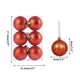thumbnail image 4 of 6 Unidades/juego Bolas Prácticas para Navidad 6cm Fiesta Navideña (baloncesto), 4 of 4