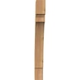thumbnail image 2 of 3 1/2"W x 20"D x 32"H Merced Smooth Knee Brace, Western Red Cedar, 2 of 4