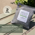 thumbnail image 3 of Moso Natural Air Purifying Bag, 200g Bamboo Charcoal Odor Absorber and Small Space Deodorizer, Closet Odor Eliminator and Car Air Freshener, 3 of 10