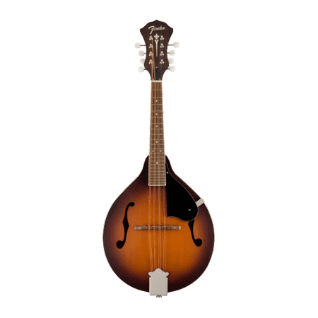 Fender Paramount PM-180E Acoustic Electric Mandolin with Bag, Aged Cognac Burst
