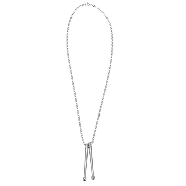 Instrumento de titanio de acero de acero diseño de cuello colgante de joyería para músicos