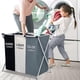 thumbnail image 4 of Collapsible Laundry Basket with 3 Compartment., 4 of 5