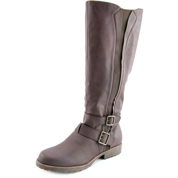 kenneth cole reaction jenny stride women  round toe synthetic  knee high boot