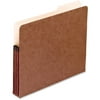 TOPS Products Drop Front Pockets 3-1/2" Exp Ltr 11-3/4"x10" Red 1524ET25OX