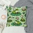thumbnail image 2 of GOSMITH Cute Frog Pillowcase for Hair and Skin Health, Pillow Case for Sofa Decor Bedroom, 2 of 5
