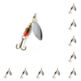 thumbnail image 2 of Greeniant Señuelo duro para lago y río al aire libre, anzuelo de Metal, aparejos de pesca con lentejuelas, accesorios, piezas de repuesto, tipo Plata Tipo 1 10piezas, 2 of 6
