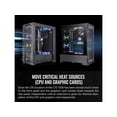 thumbnail image 3 of Thermaltake CTE T500 Air E-ATX Full Tower with Centralized Thermal Efficiency Design; 3x140mm CT140 Fans Pre-Installed; Tempered Glass Side Panel; CA-1X8-00F1WN-00, 3 of 5