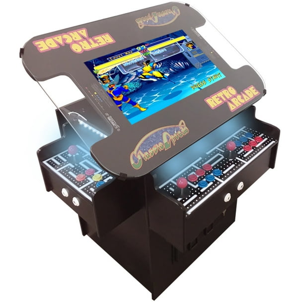 Suncoast Arcade Premium 3 Sided Cocktail Arcade Machine With 1000
