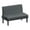 Dark Gray, variant on Small Mini Sofa Couch Armless Loveseat Futon for Bedroom, Corduroy Fabric & Easy Assembly, for Small Spaces Living Room,Dorm,Office,Apartment, Green