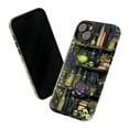 thumbnail image 3 of Witchy Potion Shelf iPhone Case, Gothic Cottagecore Aesthetic Halloween Protective Cover, Green Elixir & Skull Bookshelf Design for iPhone 16 15 14 13 12 11 Pro Max Plus Mini, 3 of 6