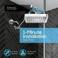 thumbnail image 3 of Duklik Rainfall Shower Head - High Pressure, Anti-Clog Silicone Jets, Adjustable Angle, Water Saving 2.5 GPM, Easy Install with Teflon Tape & Filter, 3 of 6