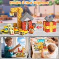 thumbnail image 3 of Bloques de construcción magnéticos MEIQ, 49 unidades, para niños de 3 a 8 años, con caja, 3 of 7