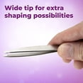 thumbnail image 4 of Bianco Brothers Instruments Professional Stainless Steel Tweezers for Eyebrows, Strong Rust-Resistant Eyebrow Tweezers with Ultra Slant Point, Facial Hair Removal for Women and Men, Made In the US, 4 of 8