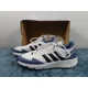 thumbnail image 2 of Ad-id-as Originals ZX 1K Boost Shoes Men's - White/Blue - New, 2 of 6