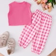 thumbnail image 5 of KEXE 4T Girls Clothes Summer Clothes For Toddler Girls Summer Toddler Girl Clothes Baby Girl Sleeveless Shirt Shorts Set Cute Outfits, 5 of 9