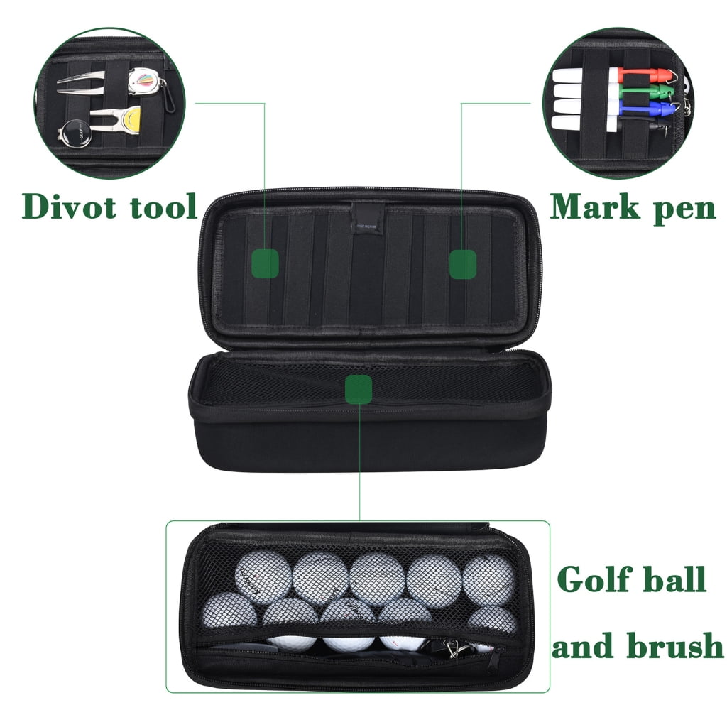 WINDLAND Golf Valuables Protective Box Small Pouch Organizer Bag Golf Accessory Case
