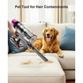 thumbnail image 4 of Hosaud Cordless Vacuum Cleaner - 45000pa 550W 55mins 2600mAh Lightweight Stick Vacuum Cleaners for Home Pet Hair Carpet Floor Purple, 4 of 11