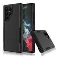 thumbnail image 3 of Galaxy S22 Ultra /S22+ /S22 Case, Samsung S22 Ultra /S22+ /S22 Case Military Grade Shockproof Protective Case with [Tempered Glass Screen Protector] Heavy Duty Rugged&Plastic Case Cover -Black, 3 of 8