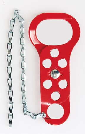NIAGRA RSE66CHAIN Lockout Hasp, Standard, 6 Lock by Niagara