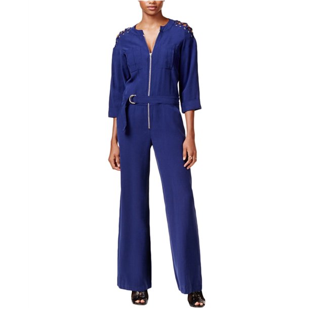 GUESS Mono con cordones para mujer, azul, pequeño Guess Monos