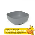 thumbnail image 5 of Bowl with Suction by Muqee Peeko in Pebble Gray Color - Safe for Baby Suction Bowl, 5 of 7
