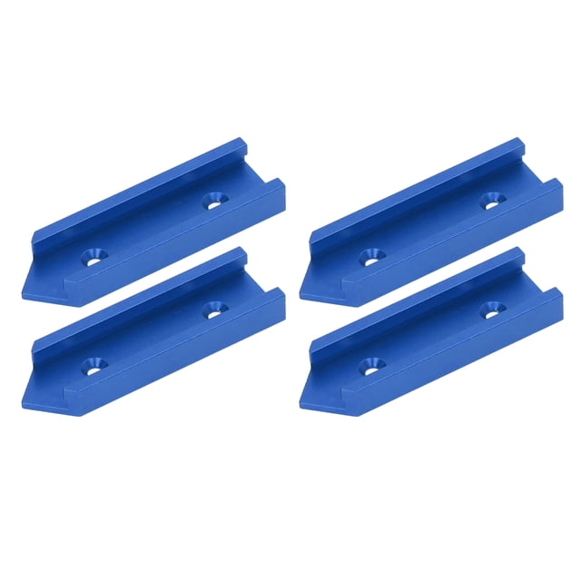 T Slot Connectors, T Track Connector 4Pcs High Accuracy Easy Assembly For Cutting Red,Blue,Silver
