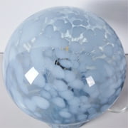 Urban Shop Novelty Glass Mushroom Lamp, Blue Tortoise, 12 H, Plug-in