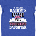 thumbnail image 4 of Inktastic Im Not Just Daddys Little Im a Truckers Daughter Girls Baby Bodysuit, 4 of 5
