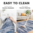 thumbnail image 5 of Brisasol Entryway Rugs 4x6 Washable Rug Non Slip Abstract Area Rug Super Soft Indoor Rug for Entry Kitchen Bedroom, Navy Blue/Gray/Neutral/Multi, 5 of 8